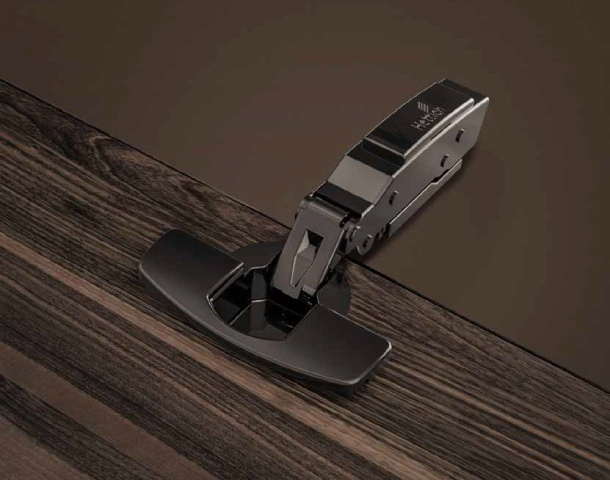 Hettich 六分緩衝鉸練(黑)