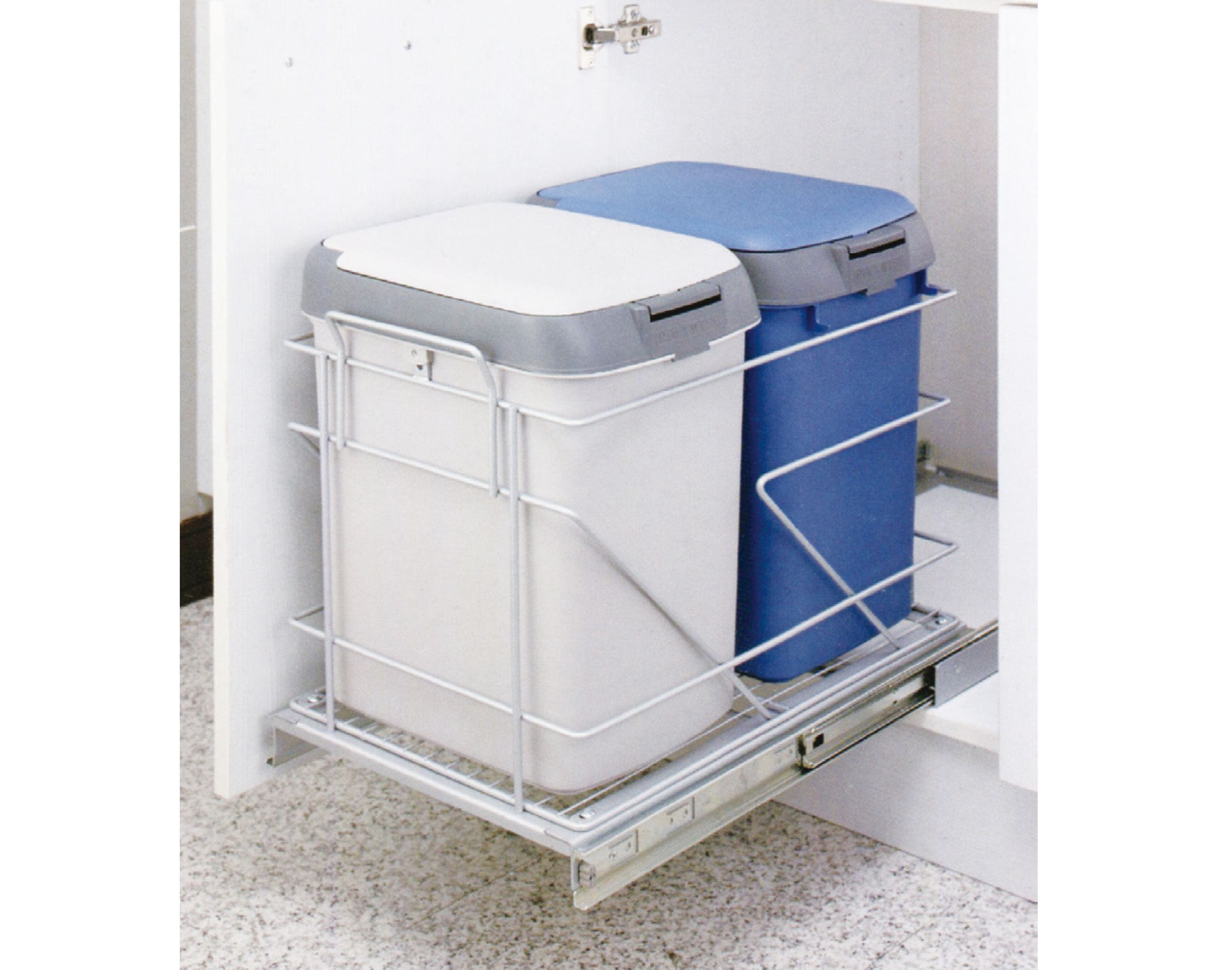 緩衝分類垃圾桶