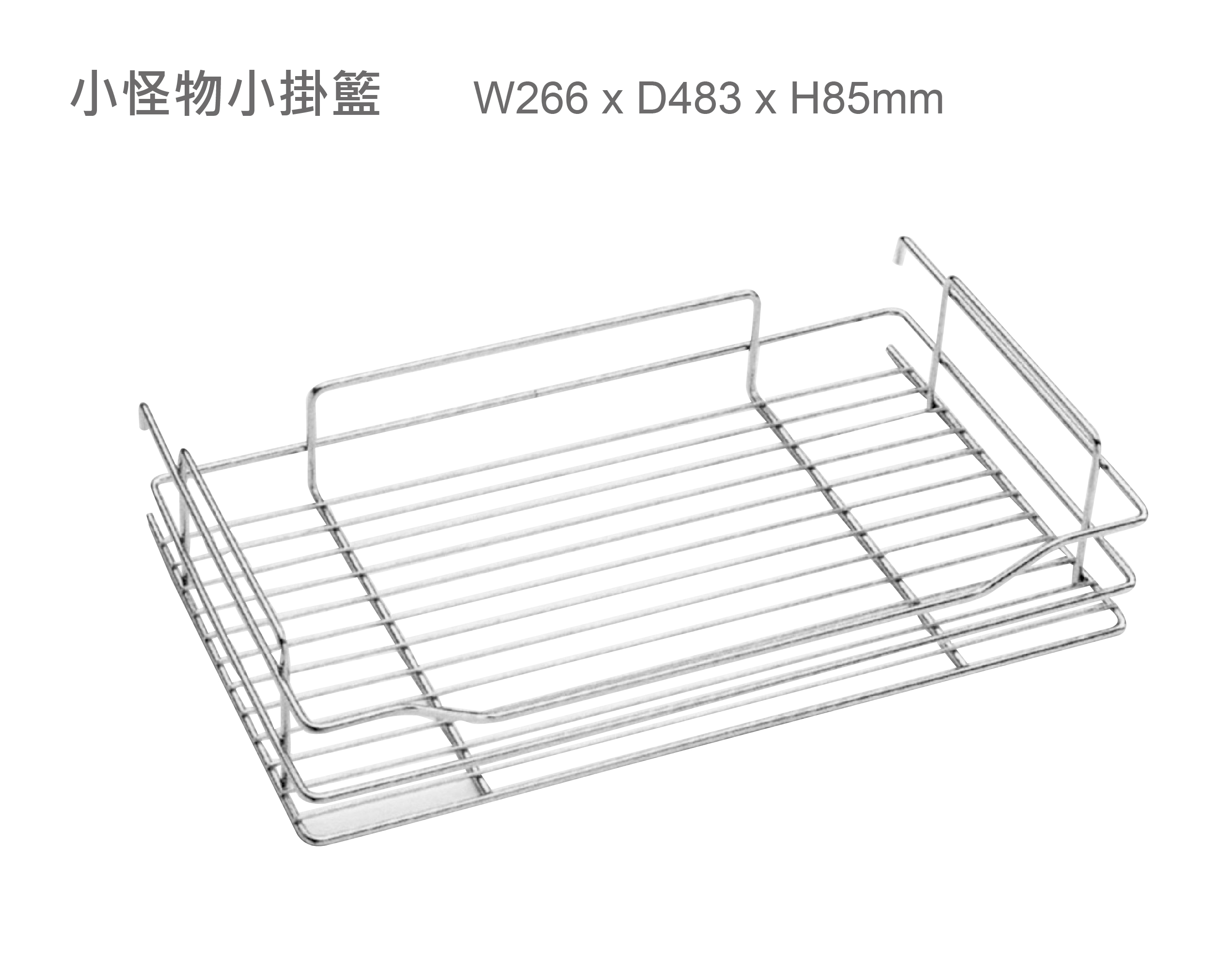 旋轉緩衝小怪物左開-鐵鍍鉻
