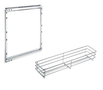 三層小側拉組-鐵鍍鉻