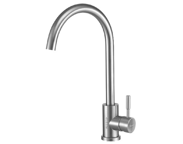 不銹鋼鵝頸式檯面龍頭