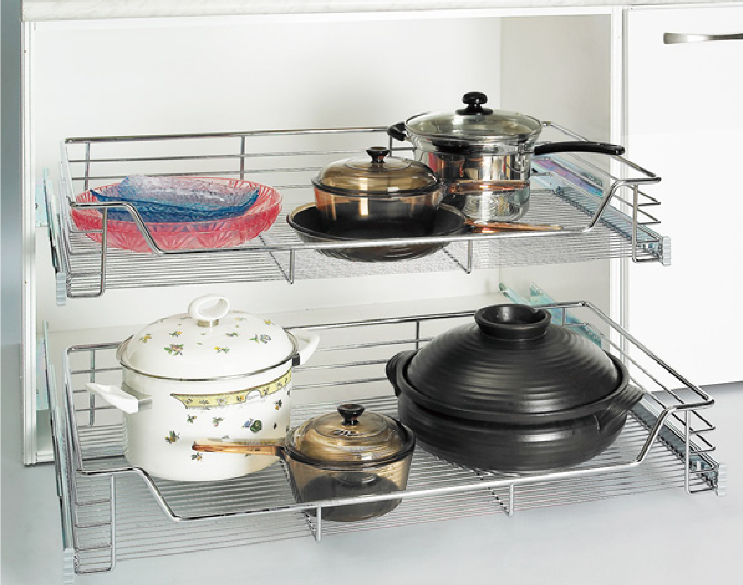 德式四邊籃-不鏽鋼