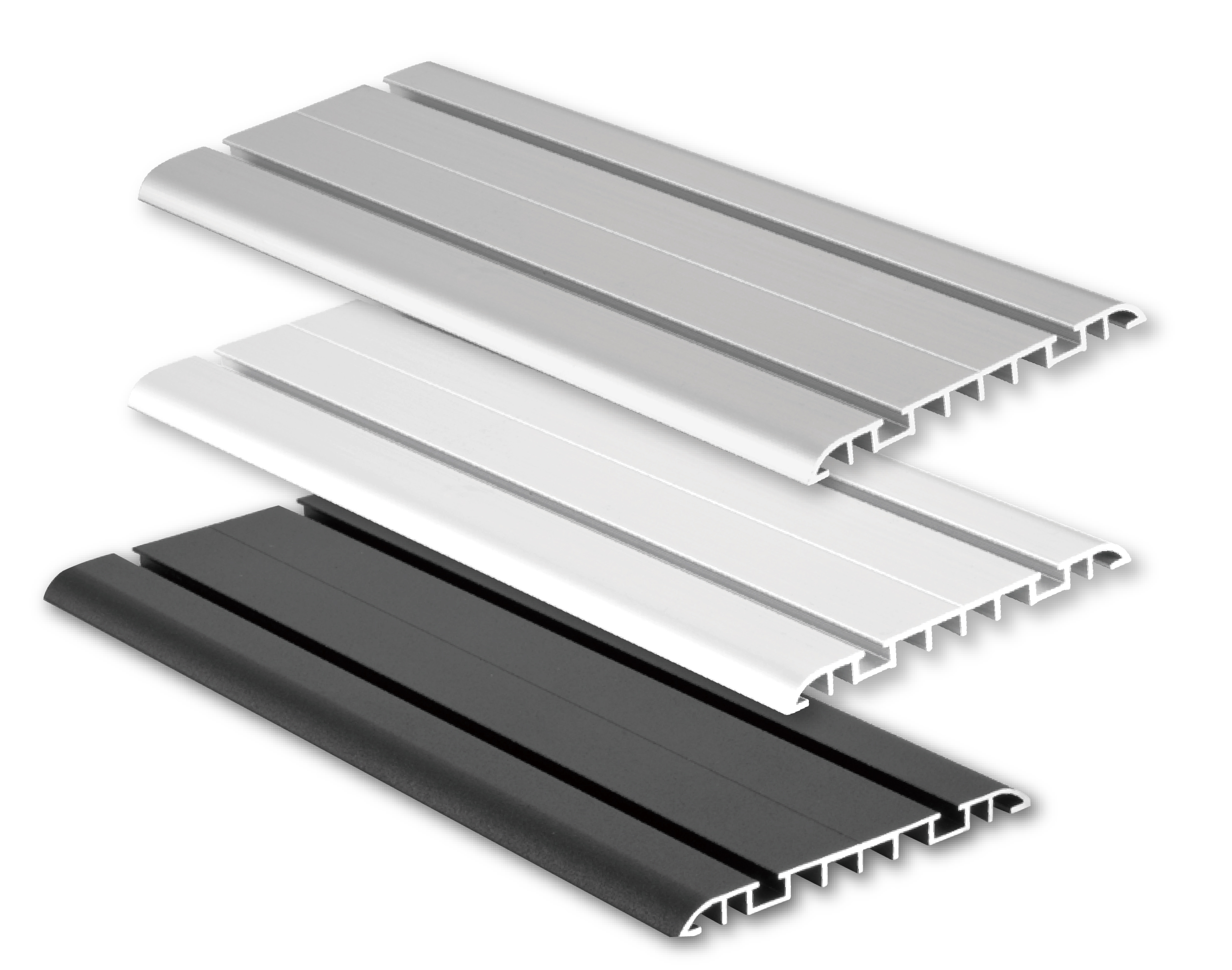 平貼式雙下軌-霧光/白光/岩石光