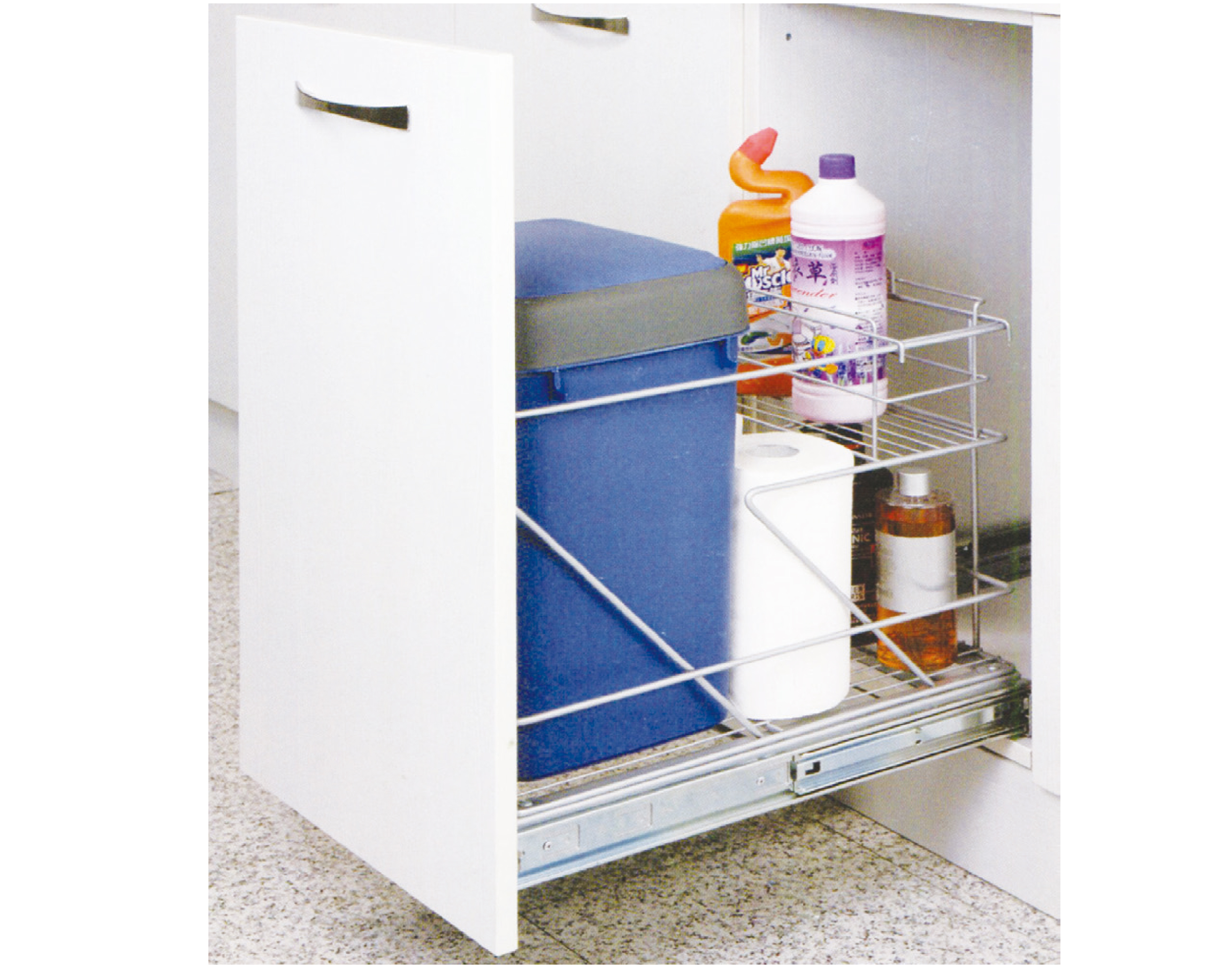 緩衝分類垃圾桶