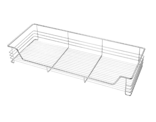 淺櫃拉籃-鐵鍍鉻