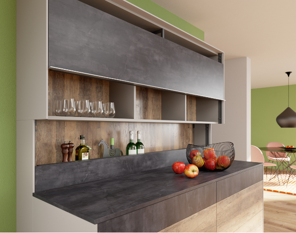 Hettich VerticoMono垂直同步移門