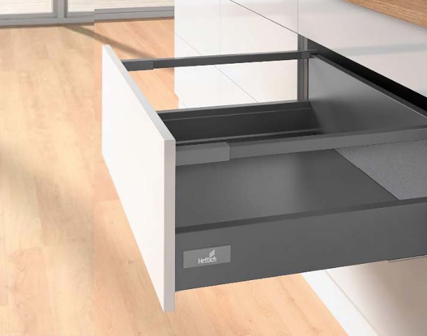 Hettich 緩衝鋁抽高高抽